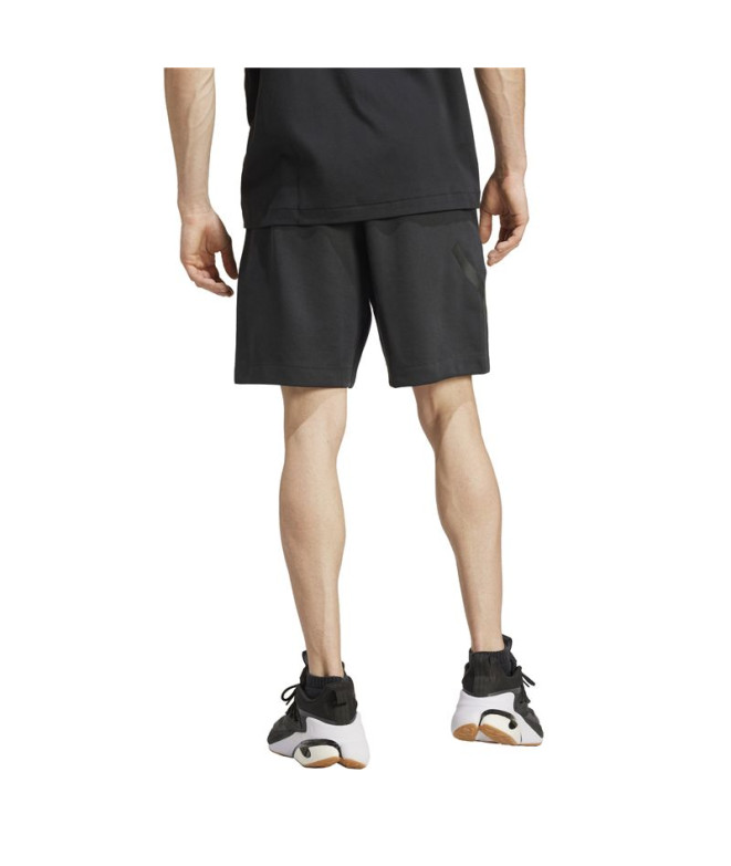 Calça adidas Z.N.E. Short Homem Preto