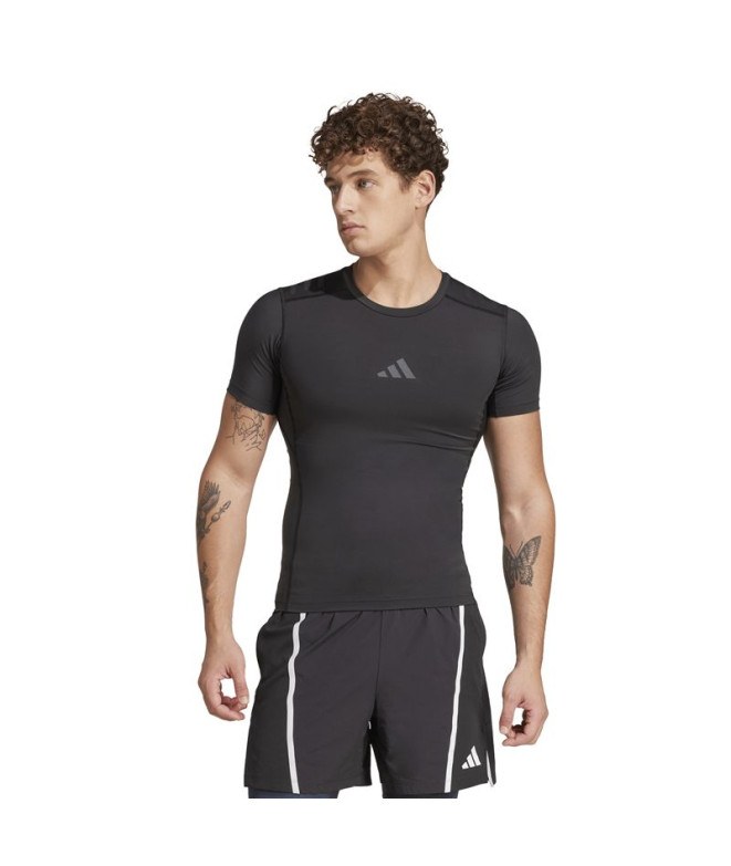 T-shirt de Fitness adidas Techfit Cntrl Homme Noir