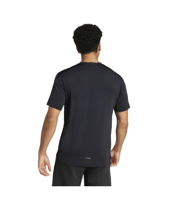 T-shirt de Fitness adidas D4T Int. Homme Noir
