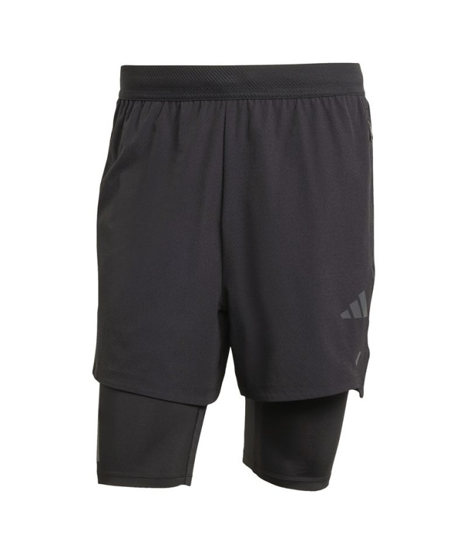 Calça de Fitness adidas Power 2In1 Sho Homem...