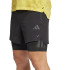 Pantalons de Fitness adidas Power 2In1 Sho Homme Noir/Carbone