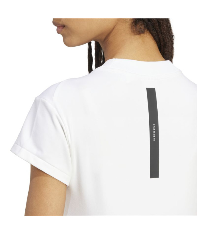 Camiseta adidas Z.N.E. Bb Tee Mulher Branco