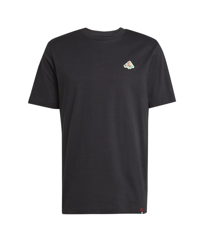 T-shirt adidas Pizza Trim Homme Noir