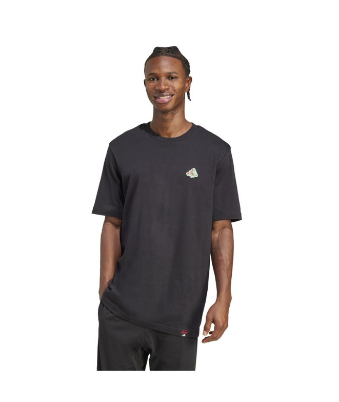 T-shirt adidas Pizza Trim Homme Noir