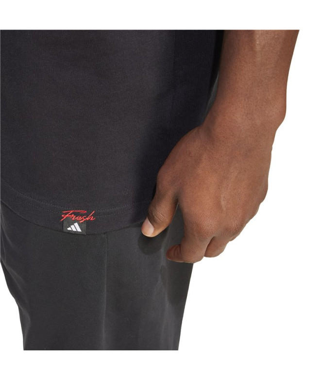 T-shirt adidas Pizza Trim Homme Noir