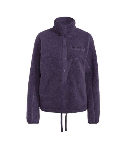 Polar de Montagne adidas Xpl Pile Snap Femme Noir