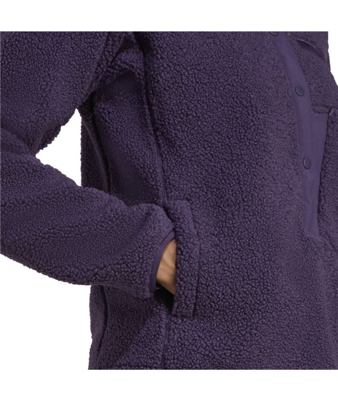 Polar de Montagne adidas Xpl Pile Snap Femme Noir