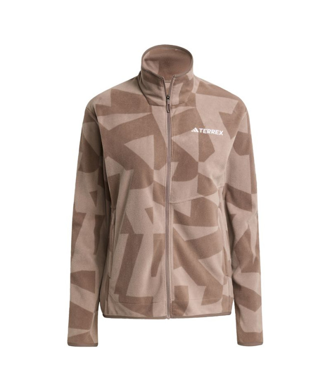 Polar de Montanha adidas Mt Aop Fz Fl Mulher...