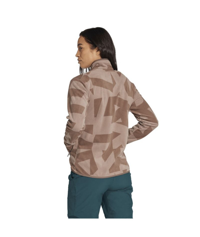 Polar de Montanha adidas Mt Aop Fz Fl Mulher...