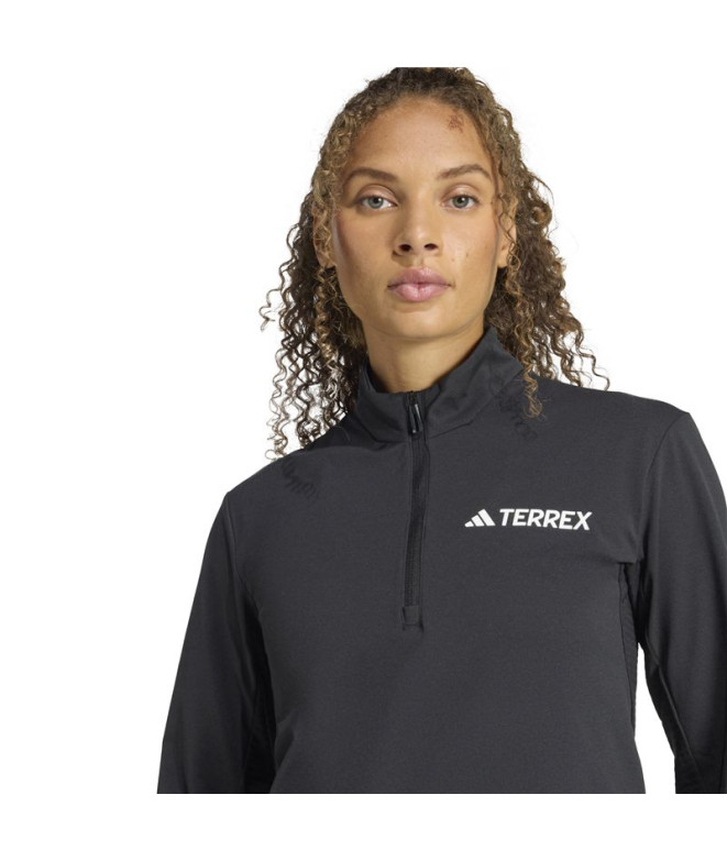 T-shirt de Ski adidas Xpr Hz Ls Femme Noir