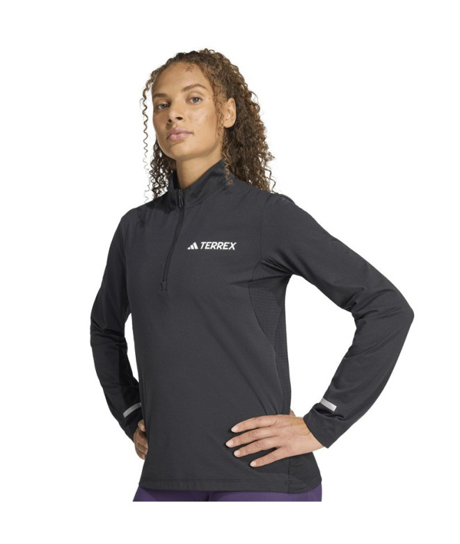 T-shirt de Ski adidas Xpr Hz Ls Femme Noir