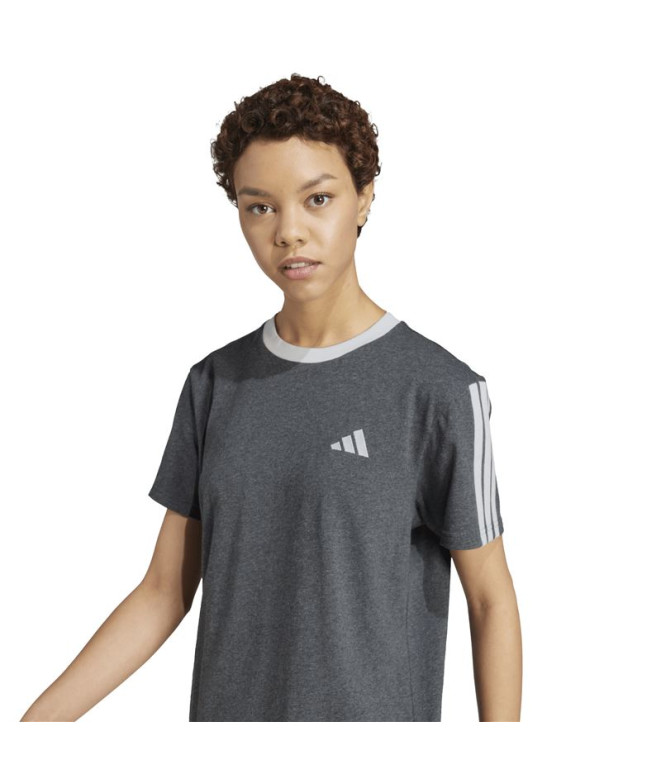 Camiseta adidas 3 Bandas Bf Mulher Brgros