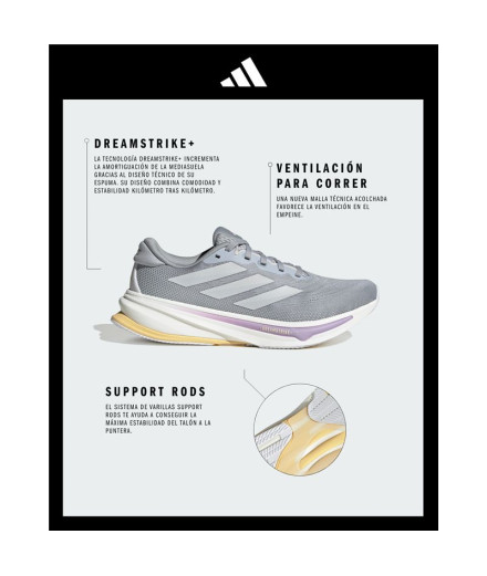 Chaussures de Running adidas Supernova Rise 2 Femme Vert