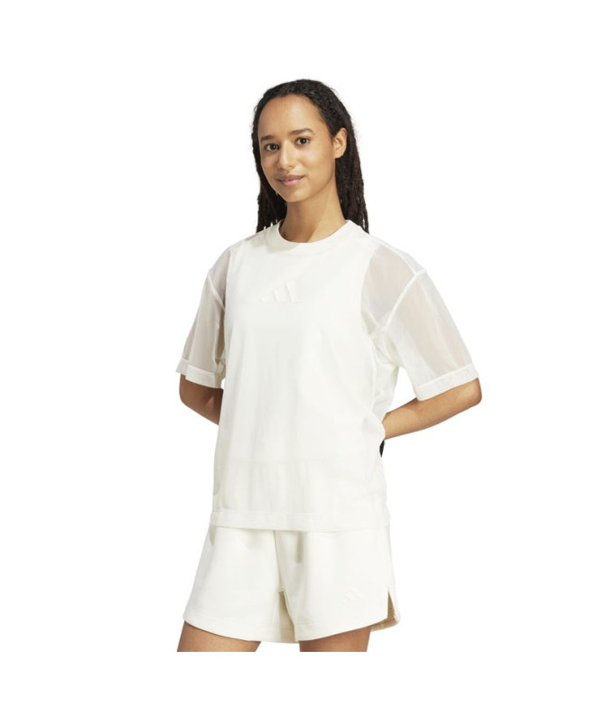 T-shirt adidas All Szn Sh Femme Beige