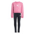 Conjunto adidas Lg Glam Set Infantil Rosa