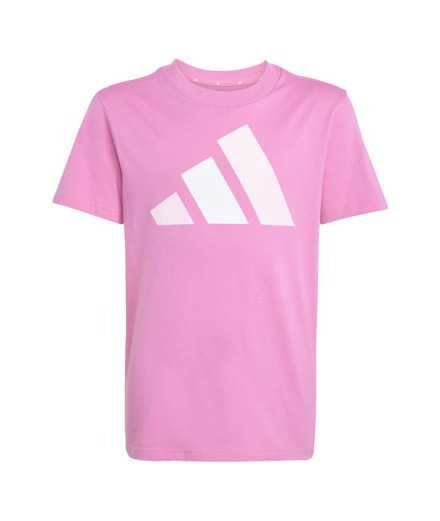Camiseta adidas Bl 160 Infantil Rosa / Rosa / Branco
