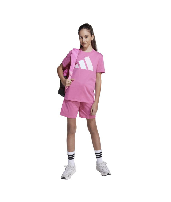 Camiseta adidas Bl 160 Infantil Rosa / Rosa /...