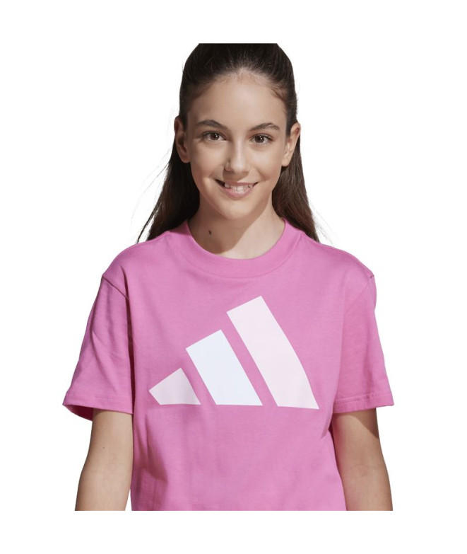 T-shirt adidas Bl 160 Enfant Rose / Rose / Blanc