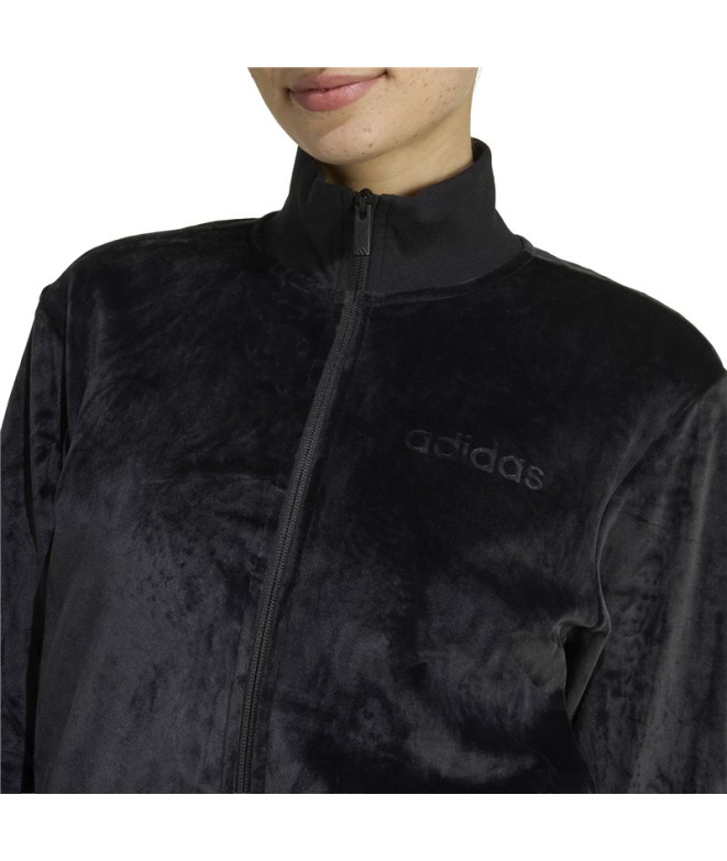 Chandal adidas Glam Ts Vlvt Mulher Preto