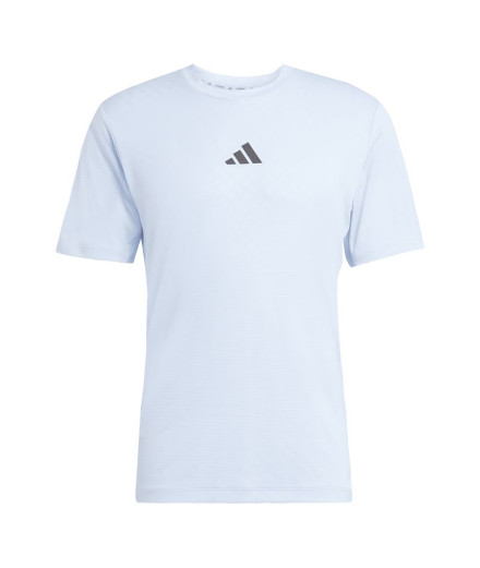 Camiseta de Fitness adidas Power 3 Bandas Homem Azul