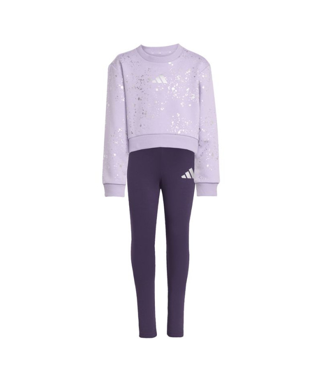 Ensemble adidas Lg Glam Set Enfant Lilas