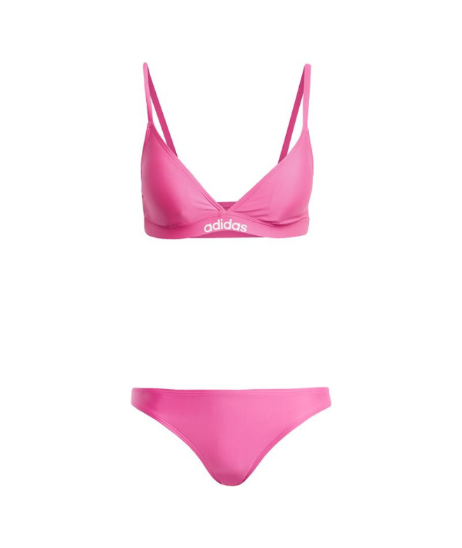 Bikini de Natation adidas Ess Tri Bk S Femme Rose