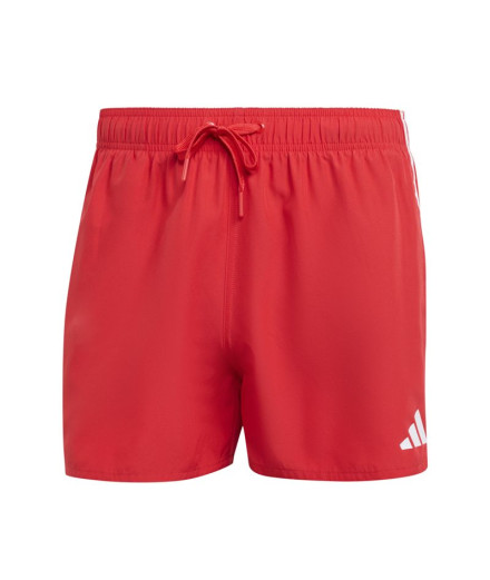 Bañador de Natación adidas 3 Bandas Bld Sh 3In Hombre Rojo