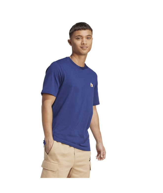 T-shirt adidas Dog Hoop Td Homme Bleu Foncé