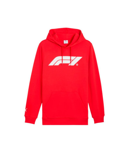 Sweat Puma F1 Essentials Logo, Rouge Pop, Homme