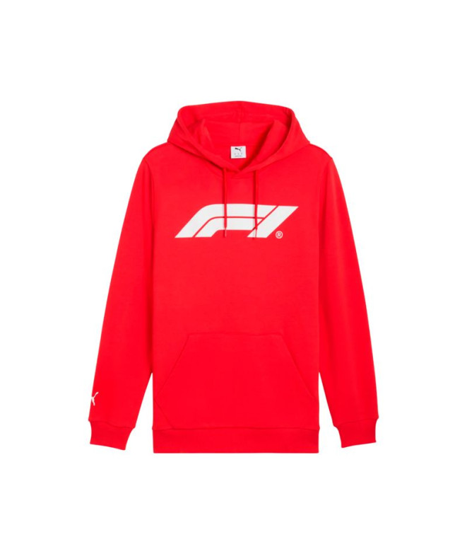 Sweat Puma F1 Essentials Logo, Rouge Pop, Homme