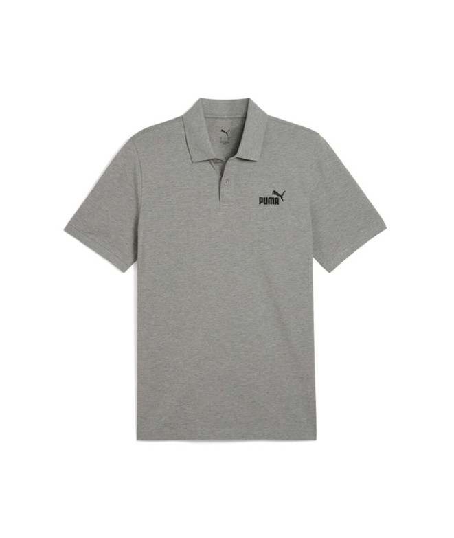 Polo Puma Ess No. 1 Logo Pique Polo Gris Moyen...