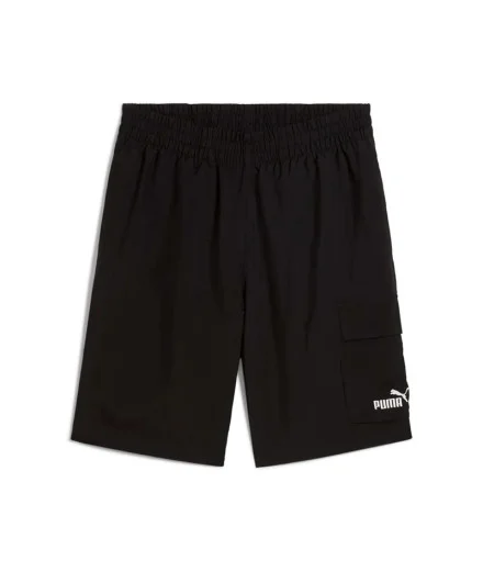 Calça Puma Essentials No. 1 Logo Woven, Preto Homem