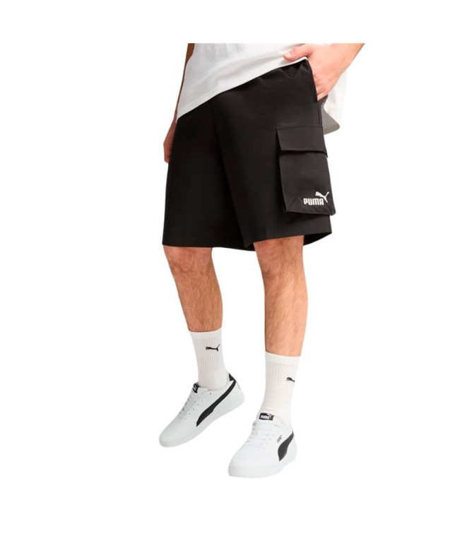 Pantalon Puma Essentials No. 1 Logo Woven, Noir...