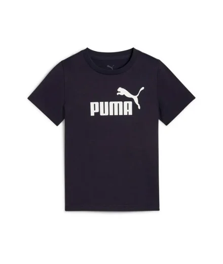 Camiseta Puma Essentials No. 1 Logo P, Novo Marinho, Menino