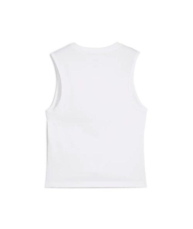 T-shirt Puma Essentials No. 1 Logo Slim, Blanc...