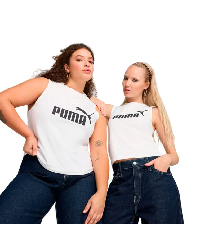 T-shirt Puma Essentials No. 1 Logo Slim, Blanc...