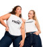 T-shirt Puma Essentials No. 1 Logo Slim, Blanc Femme