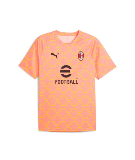 Camiseta de Futebol Puma AC. Milão Warm Up Jersey Pink...