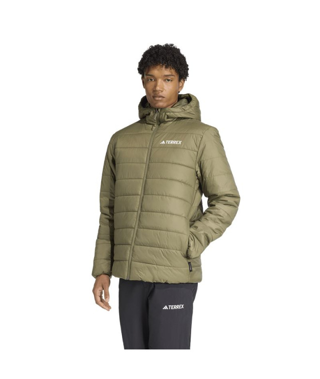 Veste de Montagne adidas Mt Ess Pad Ho Homme Vert