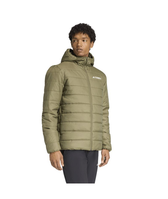 Veste de Montagne adidas Mt Ess Pad Ho Homme Vert