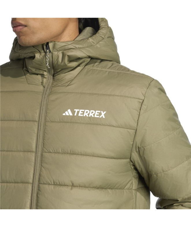 Veste de Montagne adidas Mt Ess Pad Ho Homme Vert