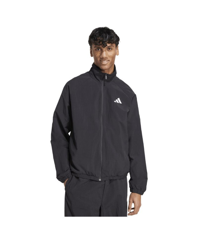 Veste coupe-vent adidas SL Wv Tt Homme Noir/Blanc