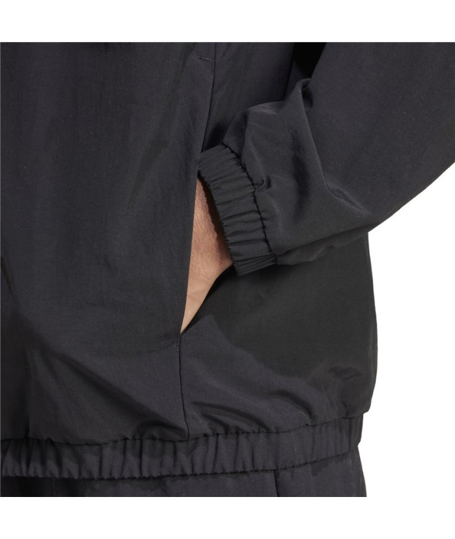 Veste coupe-vent adidas SL Wv Tt Homme Noir/Blanc