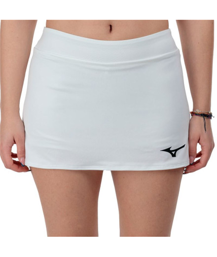 Falda de Tenis Mizuno Flex Mujer Blanco