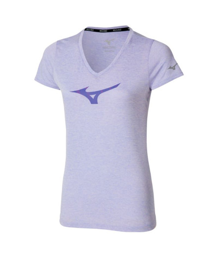 Camiseta de Fitness Mizuno Core Runbird Tee Mujer Azul