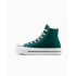 Zapatillas Converse Chuck Taylor All Star Lift Platform High Top Mujer Verde