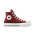 Chaussures Converse Chuck Taylor All Star Lift Platform High Haut Femme Bordeaux