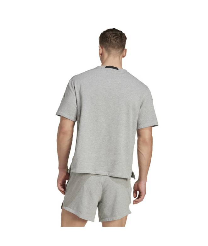 Camiseta de Fitness adidas D4T X Tee Homem Cinza