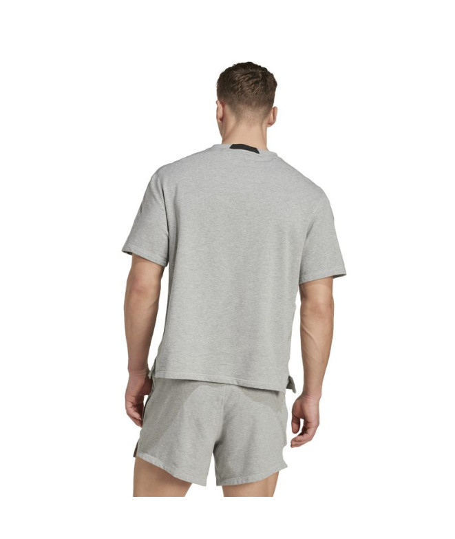T-shirt de Fitness adidas D4T X Tee Homme Gris