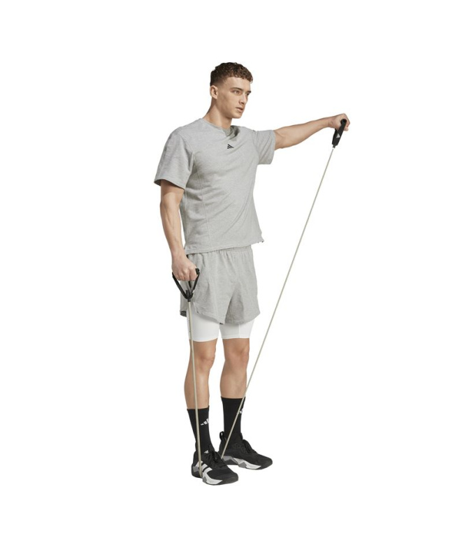Camiseta de Fitness adidas D4T X Tee Homem Cinza